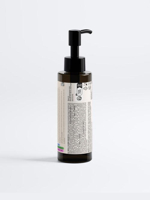 Omega 6-9 Glowing Skin Body Oil de Zweet Cosmetics visto por detrás, aceite corporal hidratante y nutritivo para una piel luminosa