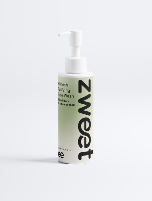 Acne Purifying Face Wash de Zweet Cosmetics, limpiador facial purificante para piel con imperfecciones y rutina de skincare