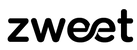 Logotipo oficial Zweet Cosmetics en negro sobre fondo blanco para identidad visual de marca
